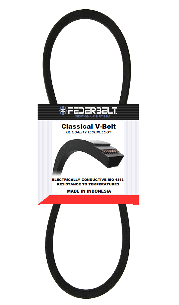 FEDERBELT INDUSTRIAL V-BELT A24 4L260 1/2X26 In